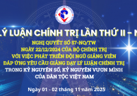 SỰ KIỆN SẮP DIỄN RA: HỘI NGHỊ LÝ LUẬN CHÍNH TRỊ LẦN THỨ II - NĂM 2025
