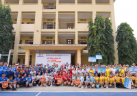 CÔNG ĐOÀN CSTV TRUNG TÂM LÝ LUẬN CHÍNH TRỊ SÔI NỔI THAM GIA GIẢI BÓNG CHUYỀN HƠI NĂM 2025 CỦA CÔNG ĐOÀN ĐHQG-HCM